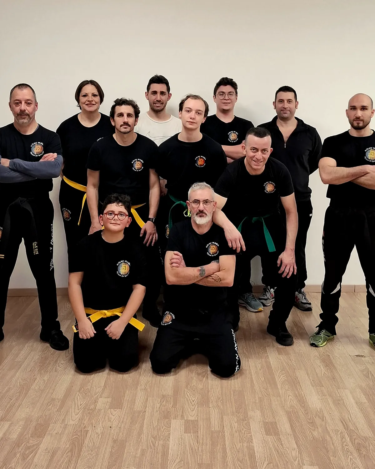 Foto di gruppo con le cinture